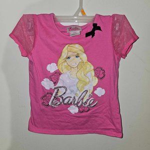5/20 Barbie (by Mattel Inc) Toddler Child Pink with black Bow Top